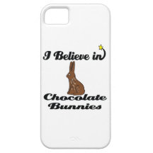 i believe in chocolate bunnies iPhone 5 cases