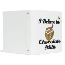 i believe in chocolate milk 3 ring binder