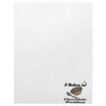 i believe in chocolate pudding personalized letterhead