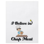 i believe in chop meat personalized flyer