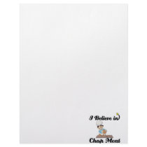 i believe in chop meat personalized letterhead