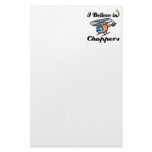 i believe in choppers stationery paper