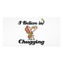i believe in chugging photo card template