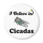 i believe in cicadas magnet