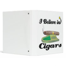 i believe in cigars vinyl binders