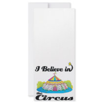 i believe in circus rack card design