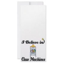i believe in claw machines personalized rack card