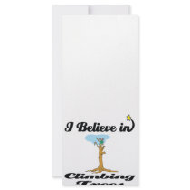 i believe in climbing trees rack card