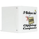 i believe in clipping coupons 3 ring binders