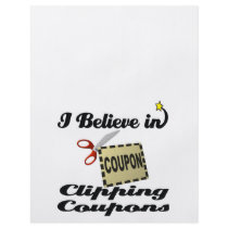 i believe in clipping coupons flyers