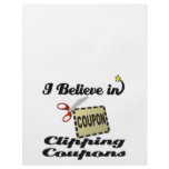 i believe in clipping coupons flyers