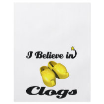 i believe in clogs personalized flyer