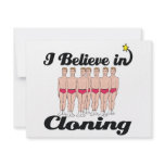 i believe in cloning personalized announcement