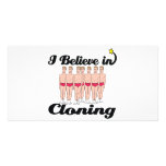 i believe in cloning customized photo card