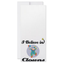 i believe in clowns custom rack cards