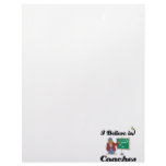 i believe in coaches personalized letterhead