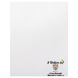 i believe in cocktail umbrellas letterhead design
