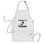 i believe in coconuts apron