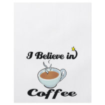 i believe in coffee full color flyer