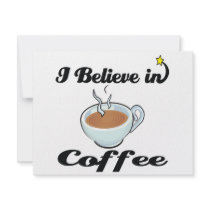 i believe in coffee announcement