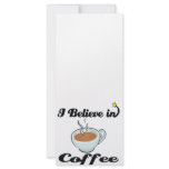 i believe in coffee rack card