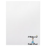 i believe in cold feet custom letterhead