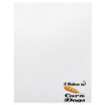 i believe in corn dogs custom letterhead