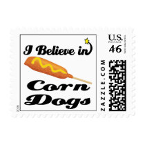 i believe in corn dogs stamp