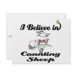i believe in counting sheep custom invitation