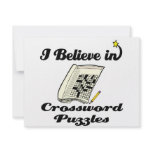 i believe in crossword puzzles personalized invite