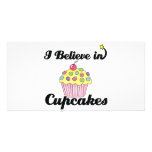 i believe in cupcakes photo greeting card