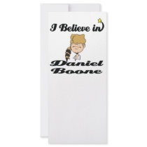 i believe in daniel boone custom rack card