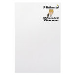 i believe in daniel boone customized stationery