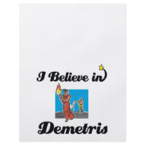 i believe in demetris personalized flyer