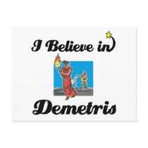 i believe in demetris post cards