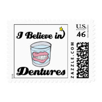 i believe in dentures stamps