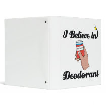 i believe in deodorant 3 ring binder