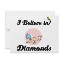 i believe in diamonds invite