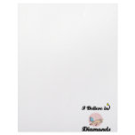i believe in diamonds custom letterhead