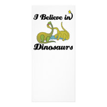 i believe in dinosaurs custom rack cards