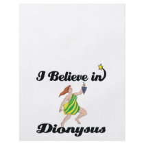 i believe in Dionysus Flyer Design
