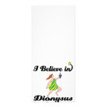 i believe in Dionysus Customized Rack Card