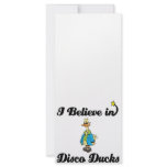 i believe in disco ducks rack cards
