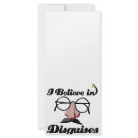 i believe in disguises rack cards