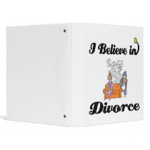 i believe in divorce 3 ring binders