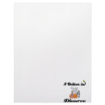 i believe in divorce letterhead design