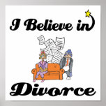 i believe in divorce poster