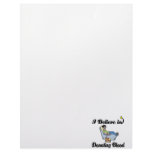 i believe in donating blood custom letterhead