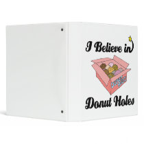 i believe in donut holes vinyl binders