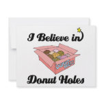 i believe in donut holes invitation